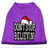Don't Stop Believin' Dog Shirt Purple XL (16) view 1