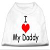 I Love My Daddy Screen Print Shirts White XXXL (20) view 1