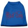 Bad Dog Rhinestone Dog Shirt Blue XXXL (20) view 1