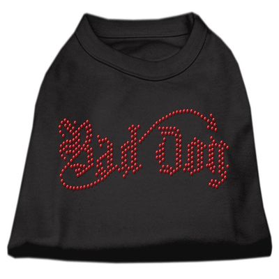 Bad Dog Rhinestone Shirts Black M 12