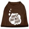 Smarter then Most People ScrPrinted Dog Dog Shirt Brown Lg (14) view 1