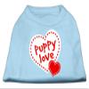 Mirage Pet Products Puppy Love Screen Print Shirt Baby Blue Lg (14) view 1