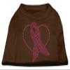 Mirage Pet Products Pink Ribbon Rhinestone Shirts Brown XS (8) view 1