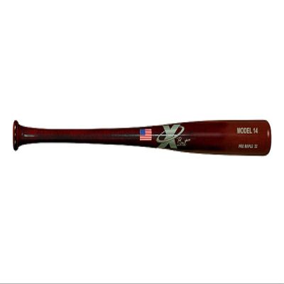 X Bats Pro Model Wood Baseball Bats (Pro Model 14 | Medium Handled, 32 Inch)
