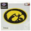 NCAA Siskiyou Sports Fan Shop Iowa Hawkeyes Logo Magnets 8 inch sheet Team Color view 3