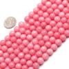 8mm Round Gemstone Pink Jade Beads Strand 15 Inches Jewelry Making Beads view 1