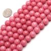 10mm Round Gemstone Pink Jade Beads Strand 15 Inches Jewelry Making Beads view 1