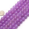 10mm Round Gemstone Light Purple Jade Beads Strand 15 Inches Jewelry Making Beads view 1