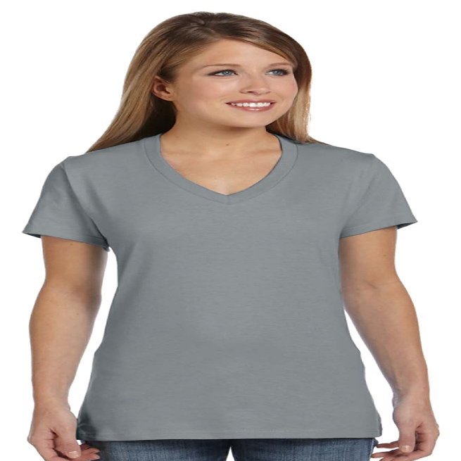 HN LAD 4.5 OZ RNGSPN CTN VEE VINTAGE GRAY X-Small