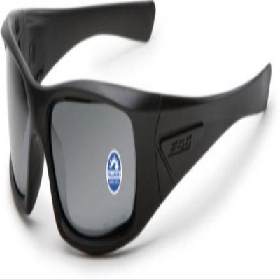 ESS 5B Sunglasses - Black Frame/Polarized Mirrored Gray Lenses