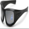 ESS 5B Sunglasses - Black Frame/Polarized Mirrored Gray Lenses view 1