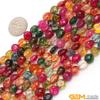 6x8mm Freeform Potato Shape Dyed Mixed Crystal Quartz Beads Strand 15 Inches Jewelry Making Beads view 2