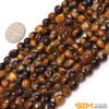6x8mm Freeform Potato Shape Gemstone Yellow Tiger Eye Beads Strand 15 Inches Jewelry Making Beads view 2