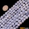 6x8mm Freeform Potato Shape Gemstone Blue Chalcedony Beads Strand 15 Inches Jewelry Making Beads view 2