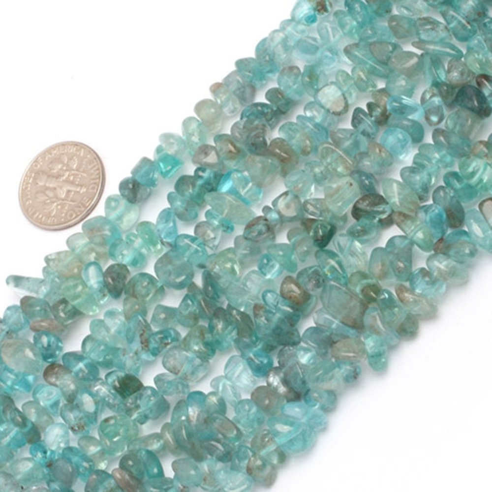 6x8mm Freeform Gemstone Kyanite Beads Strand 15 Inches Jewelry Making Beads