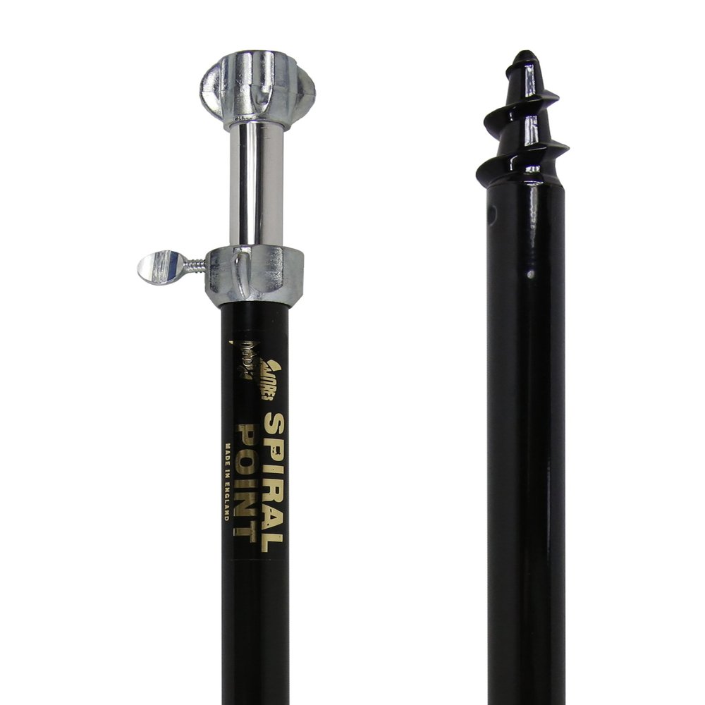 Dinsmores Spiral Point Extendable Bank Stick - Black, 48 Inch