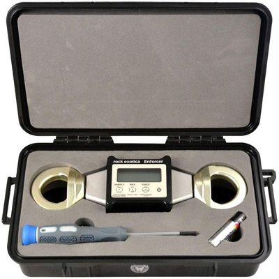 Rock Exotica Enforcer Load Cell with Case - 20kN Force Measurement Device with Bluetooth Connectivity Made in The USA