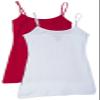 2 Pack Active Basic Women's Basic Tank Top Large White, Red view 1