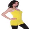 Active Basic Women's Basic Casual Plain Camisole Cami Top Tank Yellow 2XL view 1