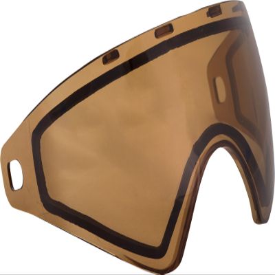VIRTUE VIO Replacement Paintball Goggle Lens - Fits Ascend/Contour/Extend and XS Masks - Thermal High Contrast Copper