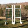 Platinum Jumps Weave Design Wood Wing Standards 6 Foot Light Green view 2