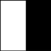 Platinum Jumps 3 Panel V Design Wing Standards 5 Foot White/Black view 2