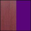 Platinum Jumps 3 Panel V Design Wing Standards 5 Foot Redwood/Purple view 2