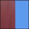 Platinum Jumps 3 Panel V Design Wing Standards 6 Foot Redwood/Light Blue view 2