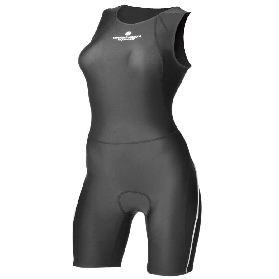 AERO|TECH|DESIGNS Womens Triathlon Competition Skin Suit (X-Large, Black)