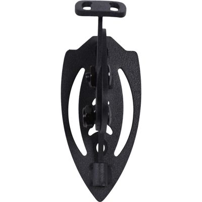 Skull Hooker Bone Bracket European Trophy Mount Perfect Kit for Hanging and Mounting Capped Skulls for Display , Black