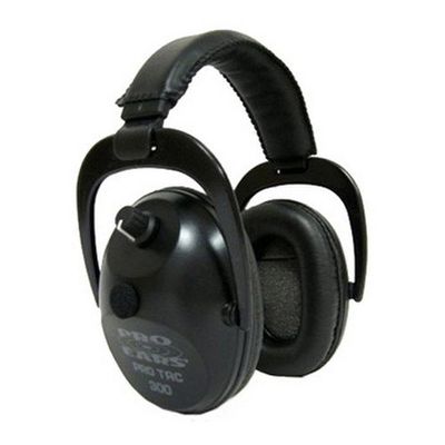 Pro Ears GS-PT300-B BLACK Tac Plus Gold NRR 26 Electronic Ear Muffs N Style