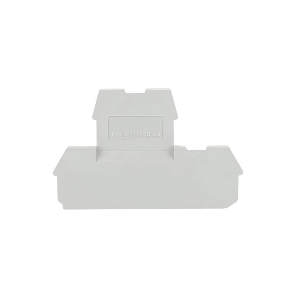 10pcs D-MBKKB2.5 for MBKKB2.5 Terminal Block Accessories End Cover Plate Din Rail Terminal Blocks End Caps