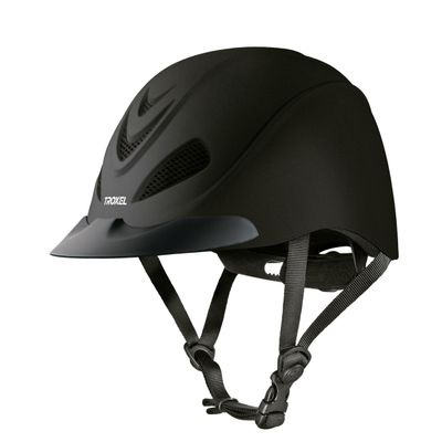 Troxel Liberty Ultralight Horse Riding Helmet, Low-Profile Adjustable Design, Safety Horseback Riding Gear, Medium (7 - 7-1/4), Black Duratec