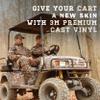 Mossy Oak Graphics (10060-BZ) Blaze 4' x 10' Roll Golf Cart Camouflage Kit view 2