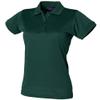 Henbury Womens/Ladies Coolplus Fitted Polo Shirt (3XL) (Kelly Green) view 3