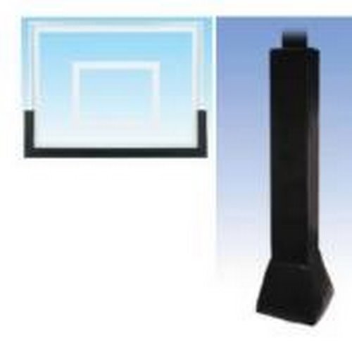 First Team Basketball Padding Package with 72in Backboard Pad and Pole and Gusset Padding for 6in x 8in Crank Adjust Poles Color: Scarlet