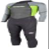 Hyperflex Junior Size Access Full Body 3mm Backzip Wetsuit Watersports - Warm 4-Way Stretch Neoprene - Adjustable Collar and Flat Lock Construction - High Performance 50+ UV Shield view 3