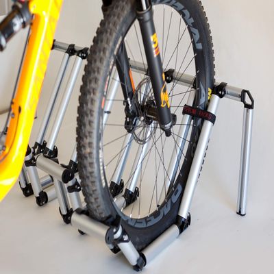 Pipeline Racks 5 Bike Rack for Truck Bed - 5 Standard All-Aluminum Tire Bike Rack for Full Size Trucks - Effortless Wheel Mount, Skip Front Tire Removal, Drill-Free Installation - Gift Set for Men