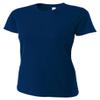A4 Women's Combed Ring-spun Short-Sleeve Tee 2XL Navy view 1