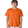UltraClub 8420Y Youth Cool & Dry Sport Performance Interlock Tee - Bright Orange - M view 1