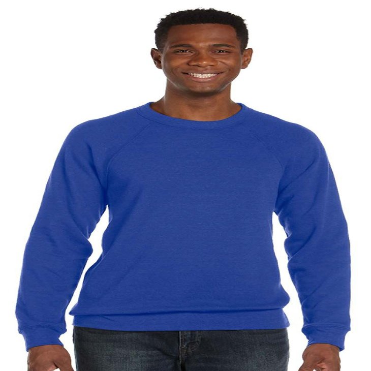Bella Canvas 3901 Unisex Sponge Fleece Crew Neck Sweatshirt True Royal