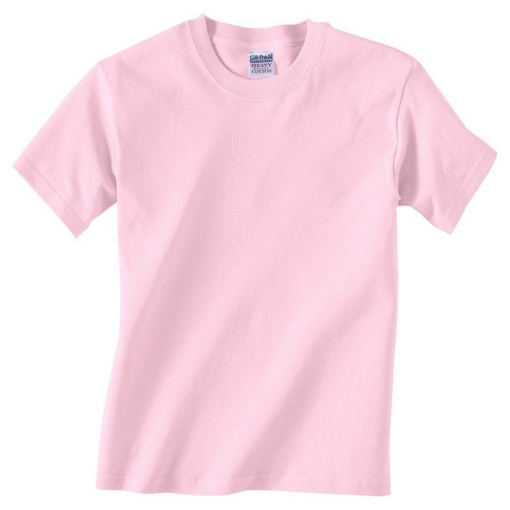 Gildan Todler Boy's Heavy Cotton 5.3 oz. T-Shirt, Light Pink, 3T