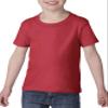 Gildan Todler Boy's Heavy Cotton 5.3 oz. T-Shirt, Red, 4T view 1