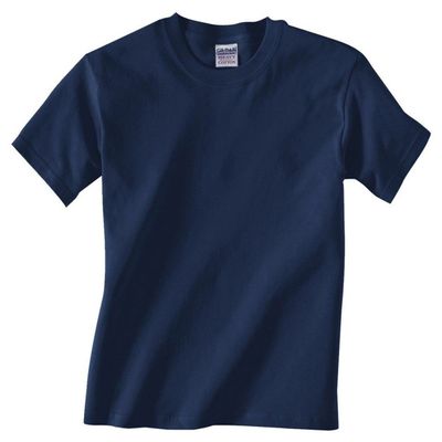 Gildan Todler Boy's Heavy Cotton 5.3 oz. T-Shirt, Navy, 2T