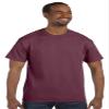 50/50 Cotton/Poly Dri-Power T-Shirt in Vintage Heather Maroon by Jerzees view 1