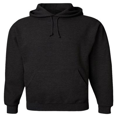 Adult 9.5 oz. Super Sweats NuBlend Fleece Pullover Hood 3XL BLACK HEATHER