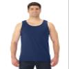 Fruit of the Loom Adult 5 oz. HD Cotton Tank L J NAVY view 1