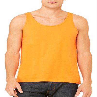Bella + Canvas Unisex Jersey Tank S ORANGE