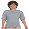 JERZEES Dri-Power Sport Youth Short Sleeve T-Shirt S Athletic Heather view 1
