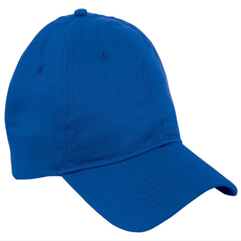 Big Accessories 6-Panel Twill Unstructured Cap OS TRUE ROYAL